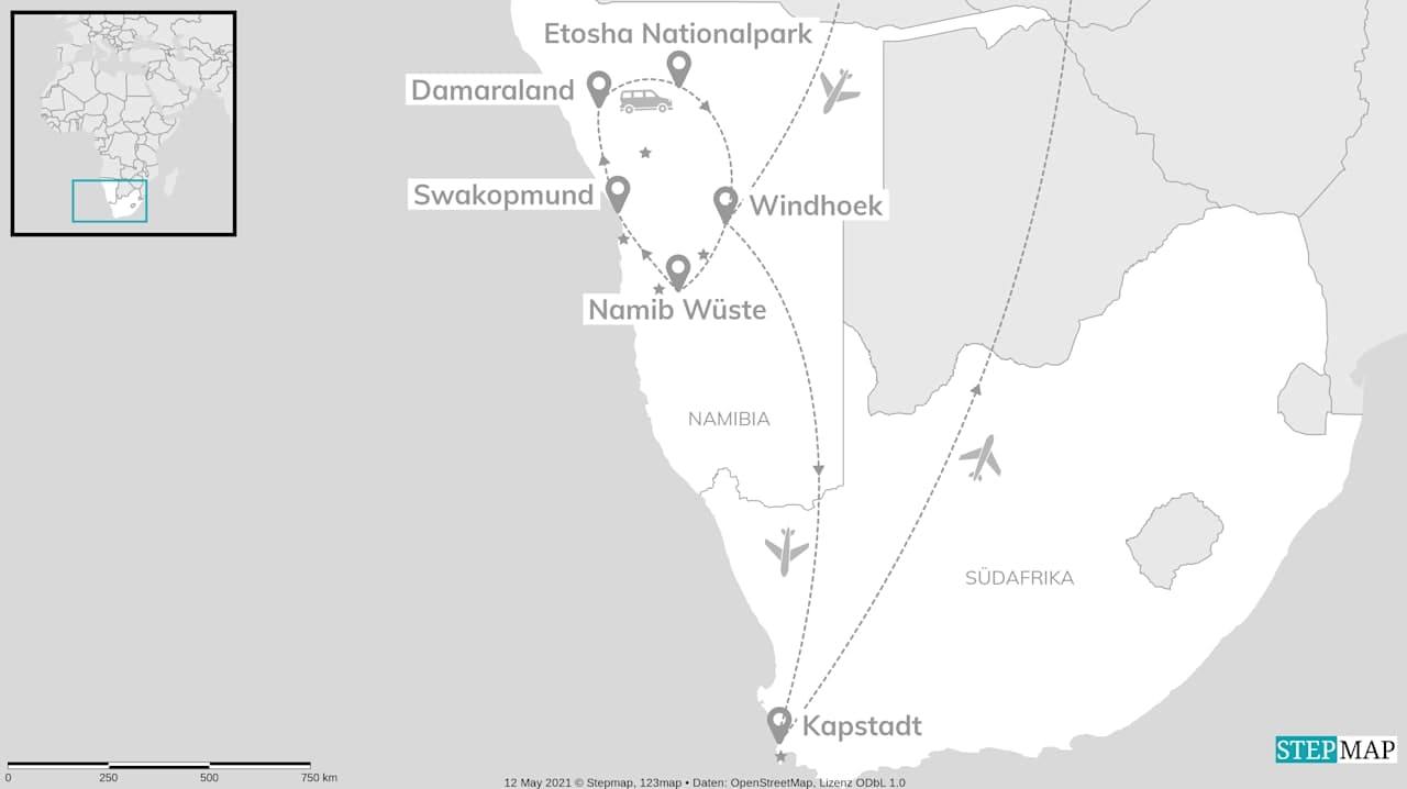 Namibia & Kapstadt: Wild Dunes & Wilder Views