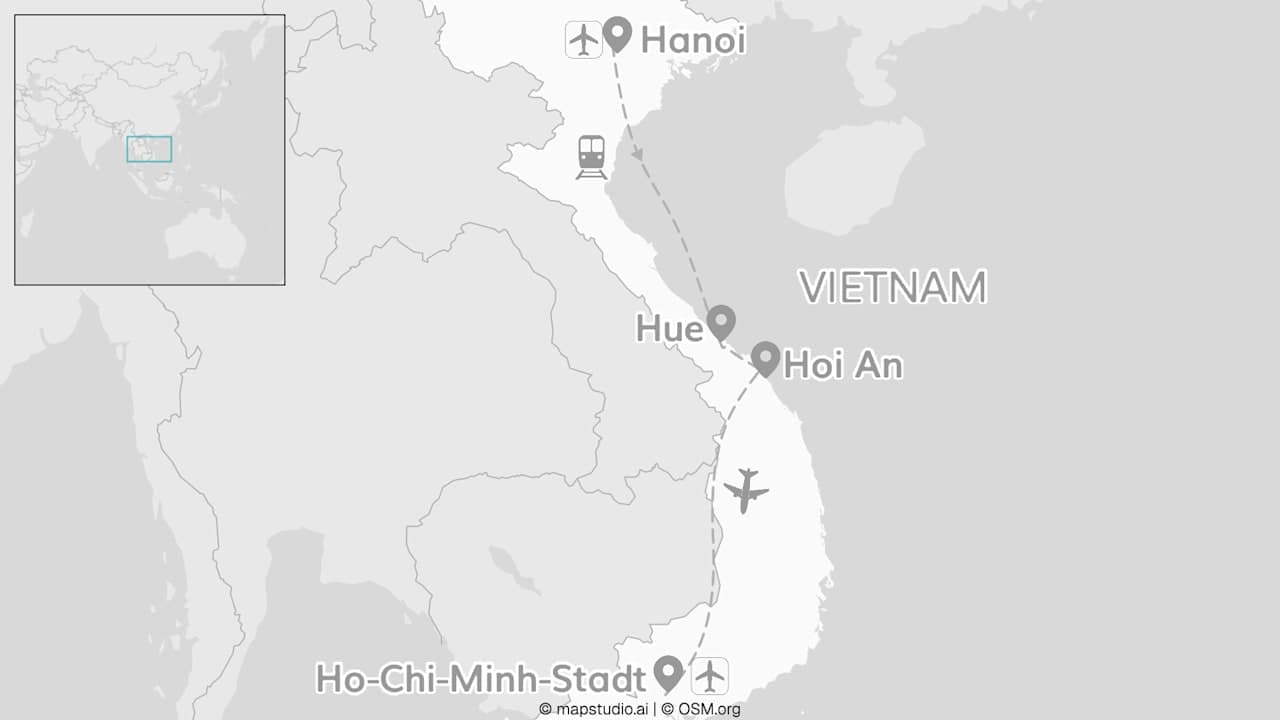 2 for 1 Vietnam: Vom grünen Norden in den Süden
