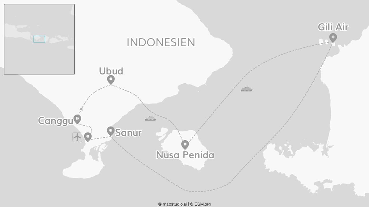 2 for 1 Bali: Inselhopping mit Nusa Penida & Gili
