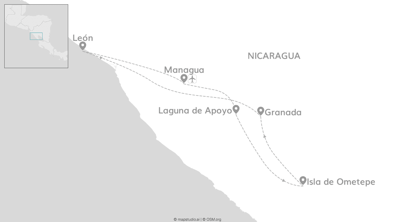 Travel Nicaragua: Zwischen León, Granada & Kraterseen