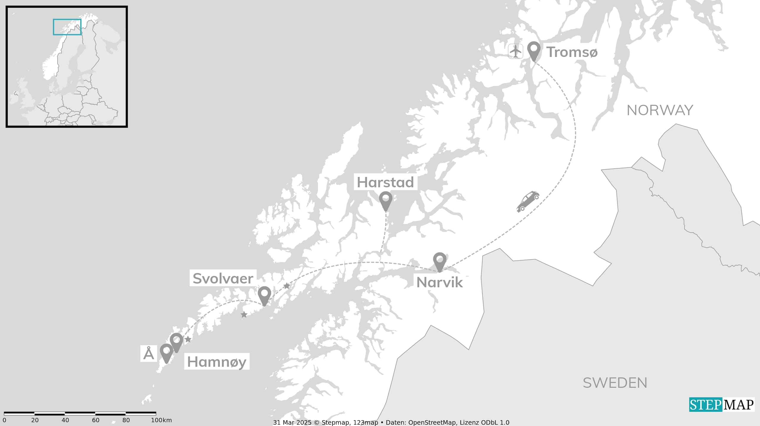 Lofoten adventures: Road trip to red stilt houses